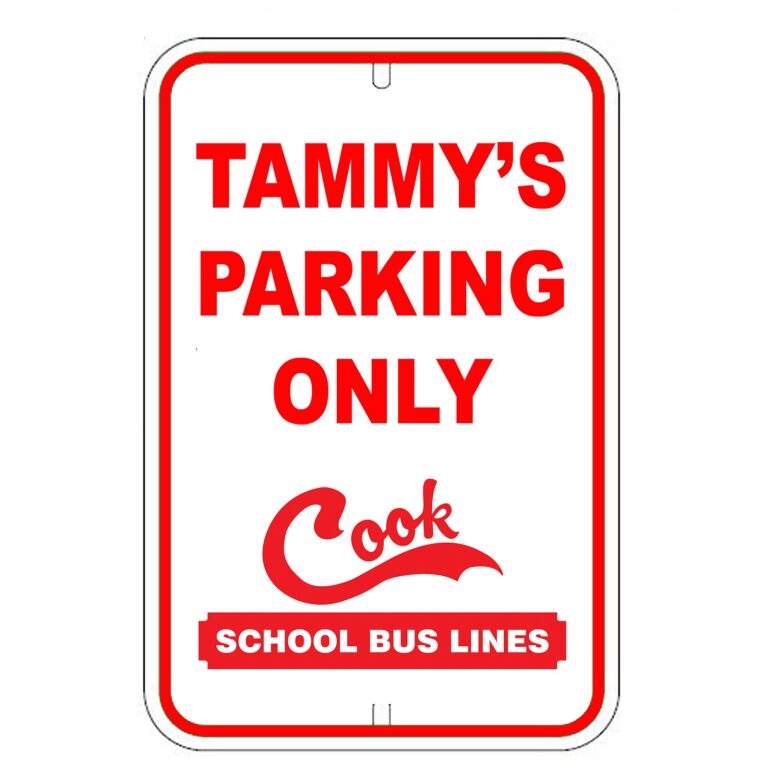 Customizable Parking Signs Add YOUR Own Text / Logo, 30x45cm Guelph